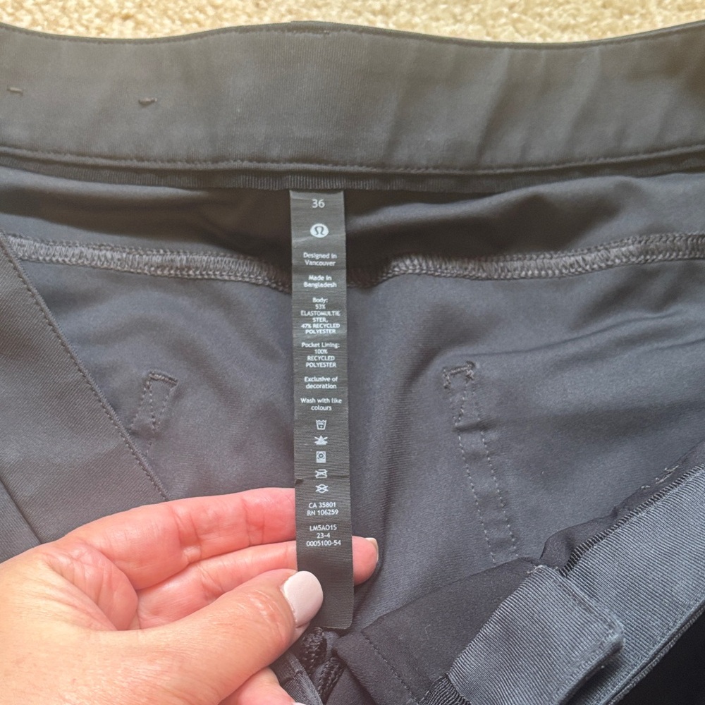 lululemon athletica Men's Black Performance Chinos - Picture 2 of 4